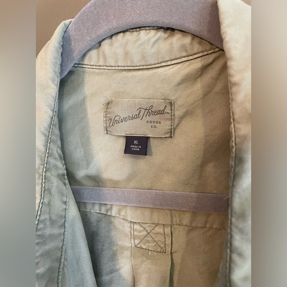 Universal thread button down shirt olive green utility size XL - Picture 2 of 4